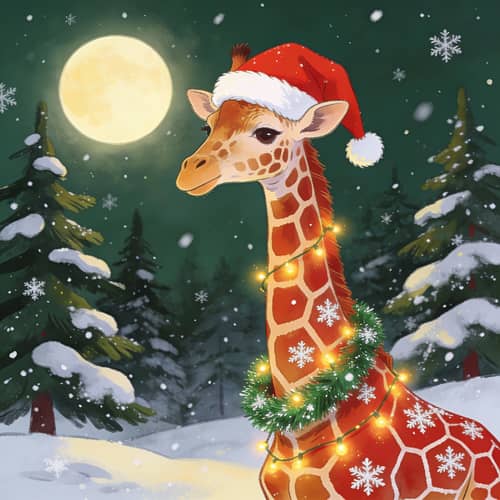 Christmas Giraffe Decorations - Festive Fun